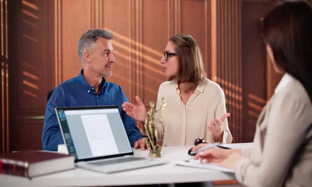 Divorce lawyer helping couples with legal separation and custody matters