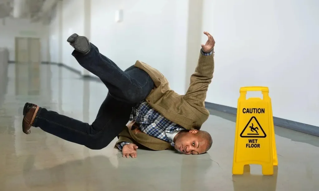 Premises liability lawyer helping injured victim after unsafe property accident