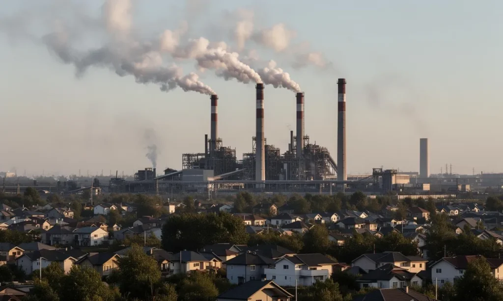 Professional pollution litigation lawyer discussing environmental contamination lawsuit with affected property owners in the USA